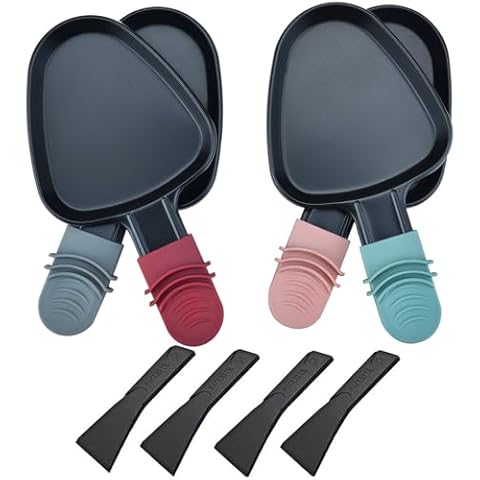 RoDzj Non-Stick Mini Raclette Grill Pans Cover