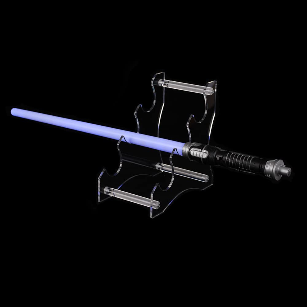 Lightsaber Standaard Zwaardstandaard Drie Tier Desktop Acryl Lightsaber Houder Lightsaber hilt Stand voor Display Light sabel, zwaard decoratief( zwart