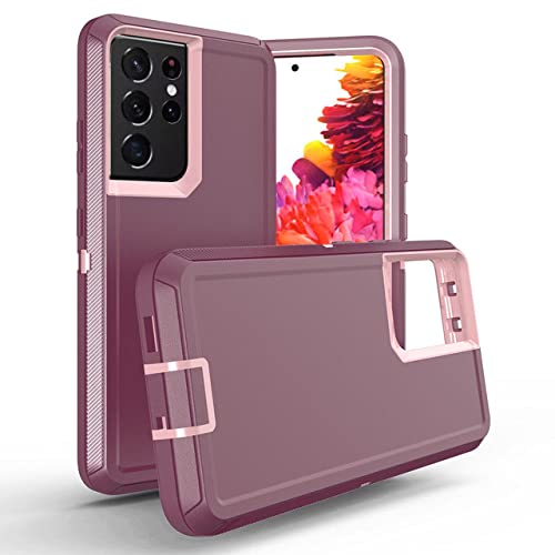 Coque robuste Samsung Galaxy S21 Plus protège écran silicone anti-chute clip ceinture rigide