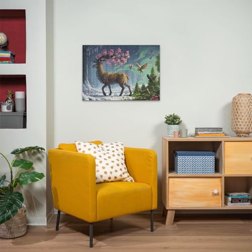 Ravensburger Puzzle Adulte Puzzle 1000 pièces Le cerf du printemps Adultes et enfants à partir de Puzzle de qualité supérieure Animaux & Fantaisie 12000616 - vue 6