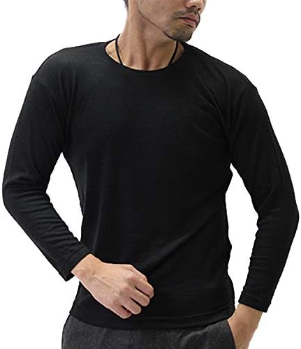 Amazon バンタン 福助 あったかインナーｔシャツ 長袖 丸首 柔らか ストレッチ メンズ インナーシャツ 通販