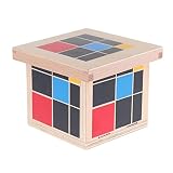 Tiuimk Montessori Trinomial Blocks - Juguetes educativos de aprendizaje para niños de álgebra y matemáticas