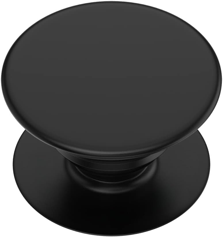 Phone Grip with Expanding Kickstand, Foldable Phone Holder, Compatible with Any Other Devices, Allows for One-Handed Use of Device Black