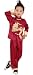 AvaCostume Traditional Chinese Boy Dragon Kung Fu Outfit Tang Costume, Red, 12