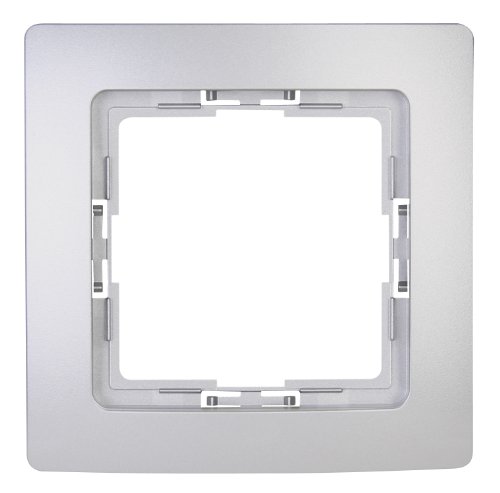 Preisvergleich Produktbild Kopp 308420065 Abdeckrahmen 1-fach Paris silber