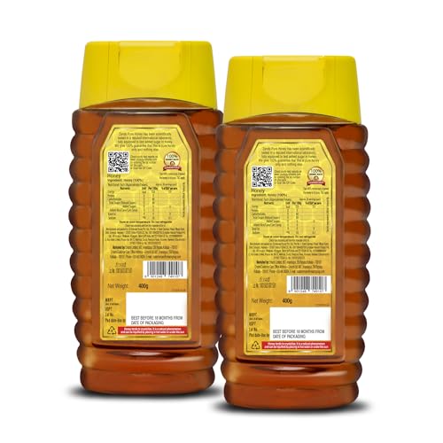 Image of Zandu Pure Honey Squ-Easy (Buy 1 Get 1 Free), 800 g (400 g + 400 g)
