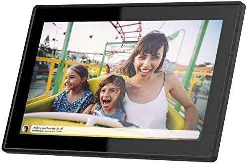 Feelcare 15.6 Inch 16GB WiFi Picture Frame with FHD 1920x1080 IPS Display,Touch Screen,Send Photos or Small Videos from Anywhere in The World, Wall Mountable, Portrait and Landscape(Black)