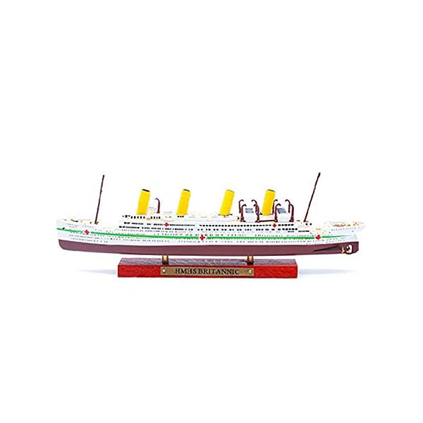 Lllunimon 1/1500 HMHS Britannic Cruise Ship Modell Legierung Diecast Simulation Boot Models Sammlung Dekoration Urlaub…