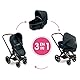 Corolle Mon Grand Poupon Cybex Puppenwagen, für 36-42cm Puppen, Buggy, 3in1, faltbar, Puppenspielzeug, Puppenmama, ab 3 Jahren