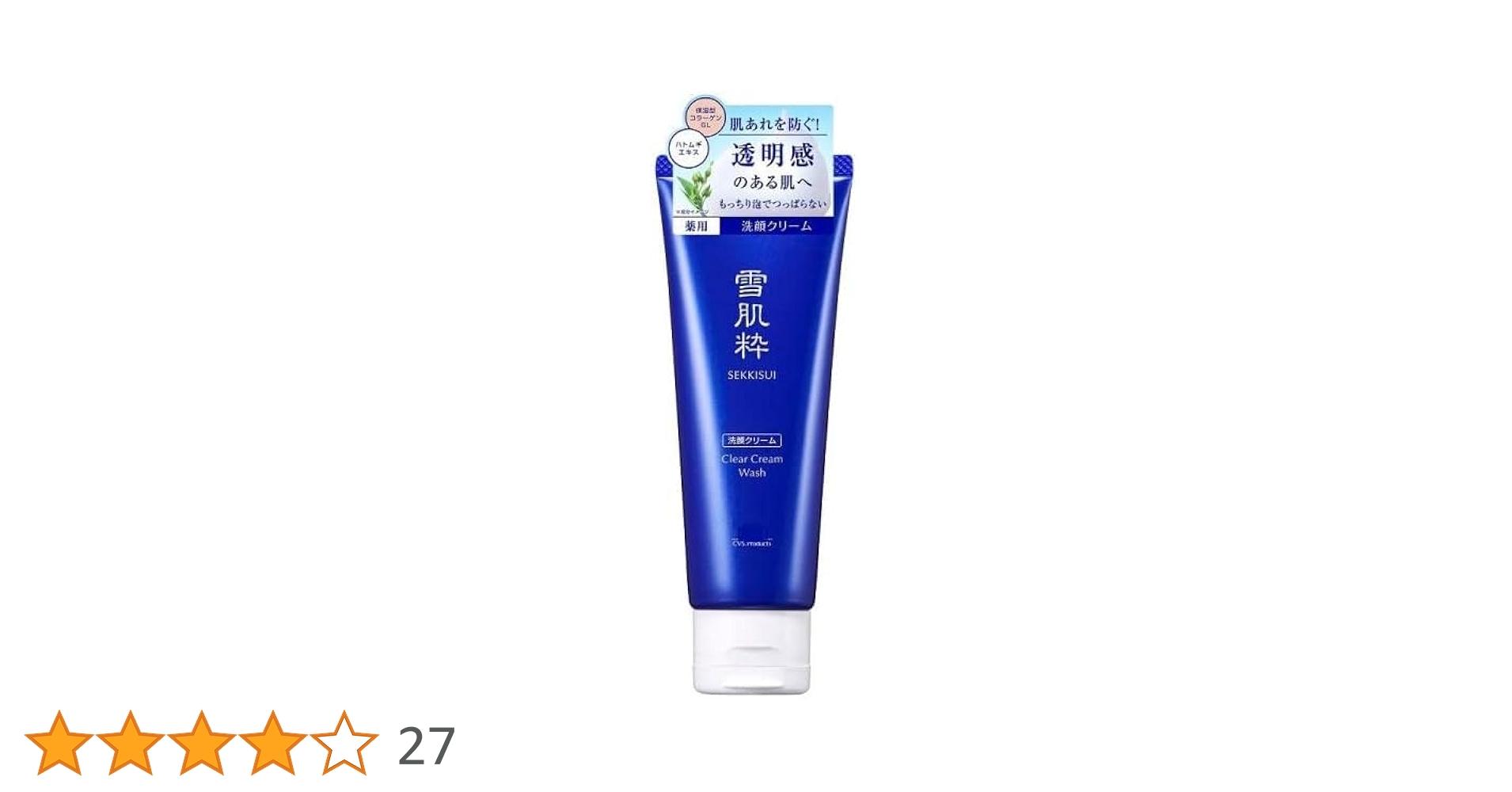 Amazon | 【Amazon.co.jp限定】 洗顔クリーム M 120g 雪肌粋 | ノー