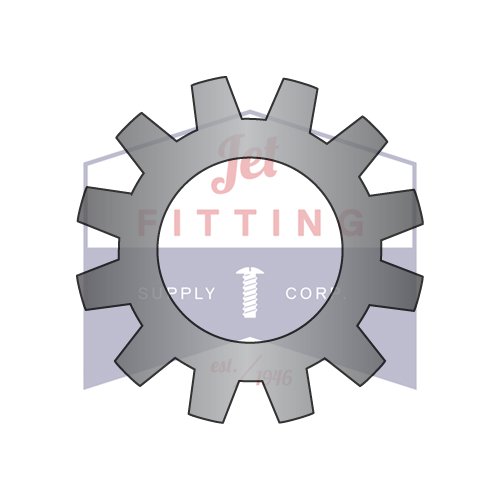 3/8 External Tooth Lock Washers | 18-8 Stainless Steel | Black Oxide (Quantity: 2000)