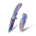 FEMME FATALE LADIES' POCKET KNIFE "EVERY ROSE HAS A THORN"- RAINBOW