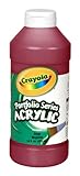 Crayola Portfolio Series 16-Ounce Acrylic Paint, Deep Magenta