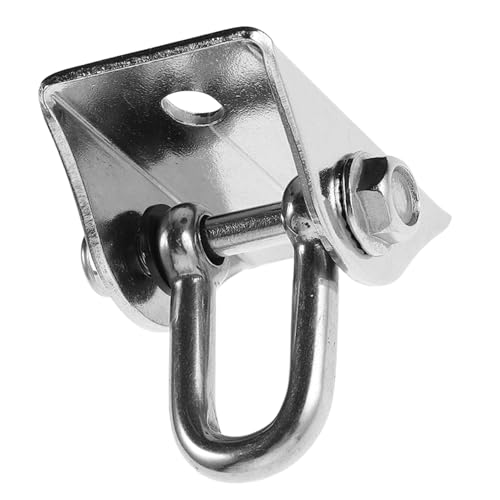 Abaodam Set Stainless Steel Swivel Hangers Set Rotating Hooks for Hammock Chair Easy Installation Heavy Duty Ceiling Mount Hardware for Use