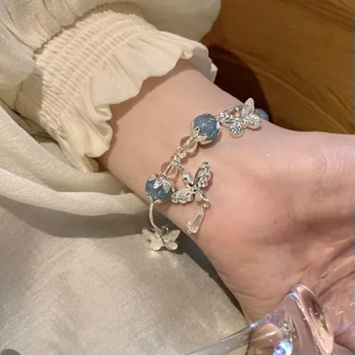 Butterfly Bracelet Ancient Wind Orchid Best Friend Bracelet Exquisite #-A33