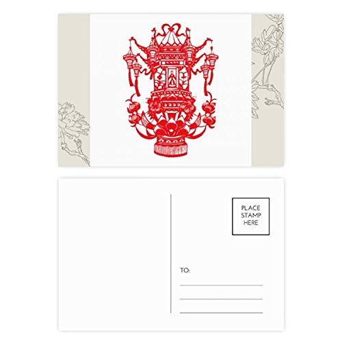 Jeu de cartes postales Fleur de Lotus pour remerciements