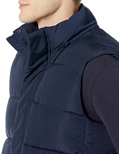 Image of Amazon Essentials Men's Relaxed-Fit Water Repellent Recycled Polyester Hooded Puffer Vest (Previously Amazon Aware)