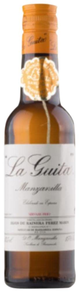 6 × Hijos de Rainera Pérez Marín Manzanilla La Guita en Rama Palomino Fino Manzanilla-Sanlúcar de Barrameda (Caja de 6 Botellas de 37 cl)