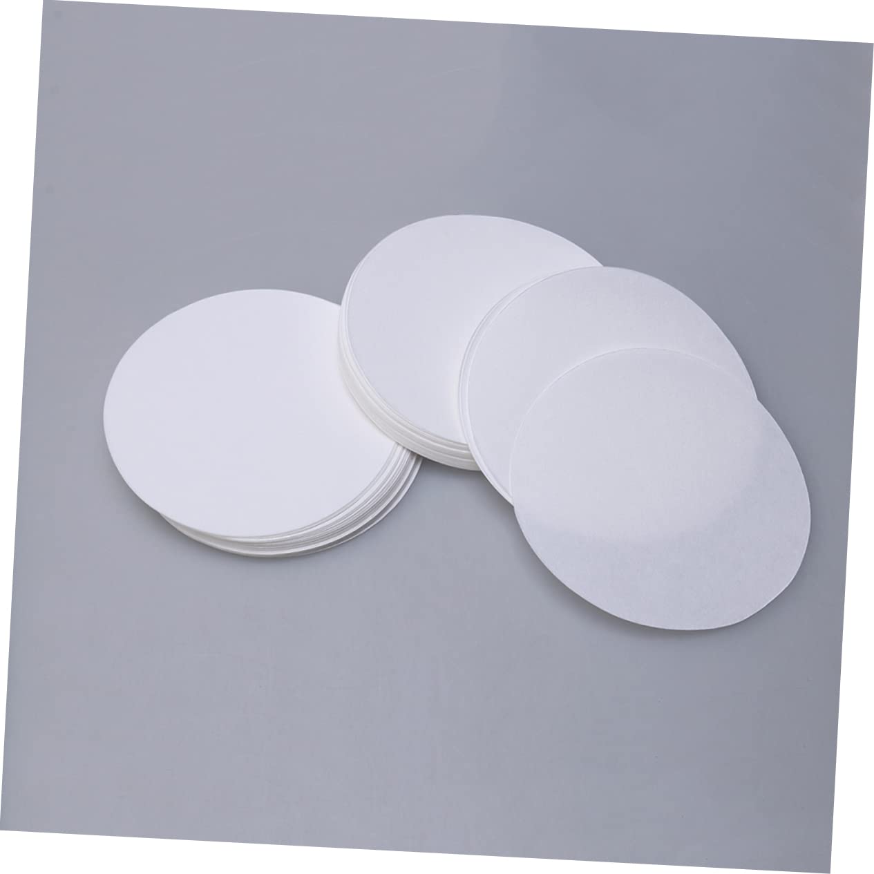 SOLUSTRE Chemistry Lab Filter Paper 100 Pcs 12.5cm Diameter Qualitative Industrial Use