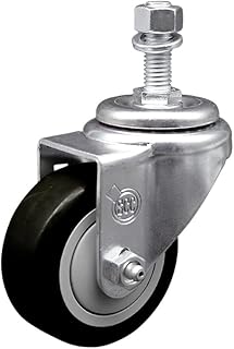 Polyurethane Swivel Threaded Stem Caster w/3.5