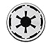 Imperial Galactic Empire Logo Chrome Auto Emblem - 3" x 3"