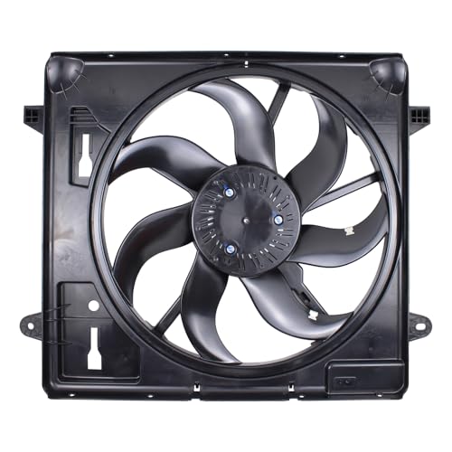 ApplianPar Engine Radiator Cooling Fan Assembly for Jeep Wrangler 2012-2017