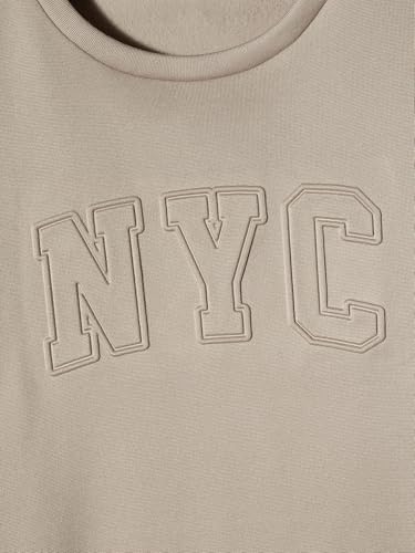 Floerns Men's Letter Graphic Print Crewneck Long Sleeve Casual Pullover Sweatshirt3