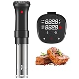 FLNOZAMZ Cocinador Sous Vide, Circulador de Inmersión con Pantalla LCD Táctil, Control de Temperatura, Máquina de Calentamiento al Vacío de Cocción Lenta de 25°C a 99,5°C