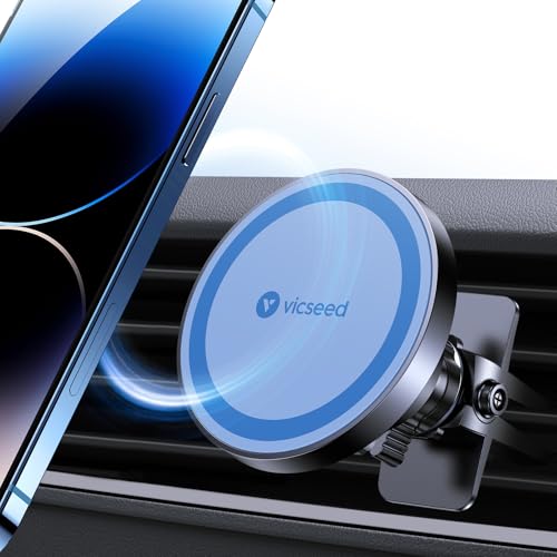 VICSEED MagSafe Magnetic Vent Mount (360° Adjustable, Blue)
