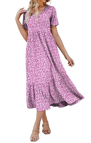 August Sky Tiered Maxi Sundress