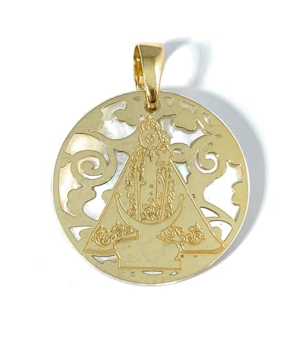 Médaille de la Vierge de la Fuensante en argent massif ciselé