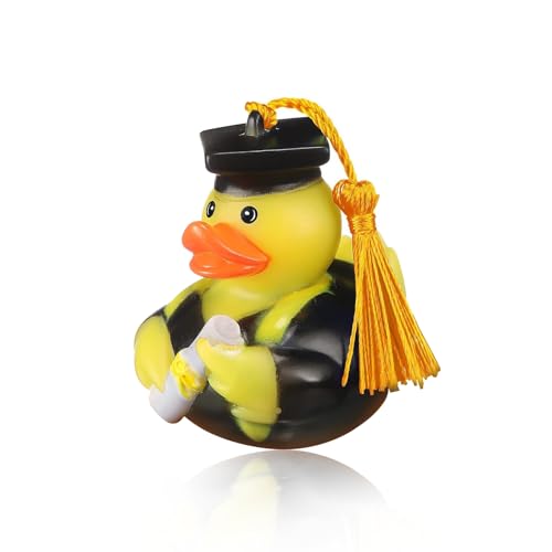 MaNeaz Lustige Ente master abschluss geschenk bestandene prüfung geschenk Quietscheentchen mit Doktorhut Geschenk bei Prüfungen Abschlussfeier Uni Universität Hochschule(B)