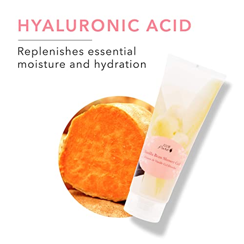 100% PURE Vanilla Bean Shower Gel Natural Foaming & Hydrating Body Wash - Deeply Moisturizing Gentle Soap Cleanser for All Skin Types, Even Sensitive - Gluten-Free - 8 Fl Oz - Image 5