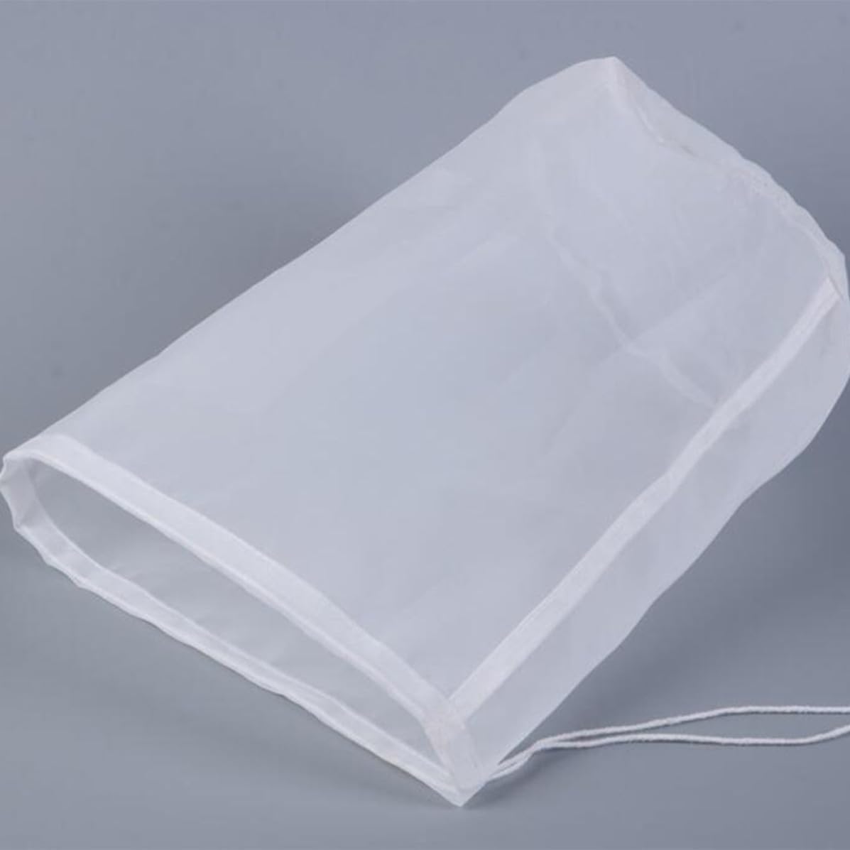 Reusable Honey Filter Bag with Drawstring Nylon Strainer for Fruit Wine