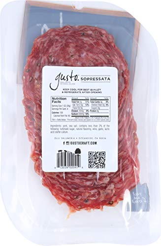 Gusto Sliced Sopressata Salami, 4 Oz #TOP1