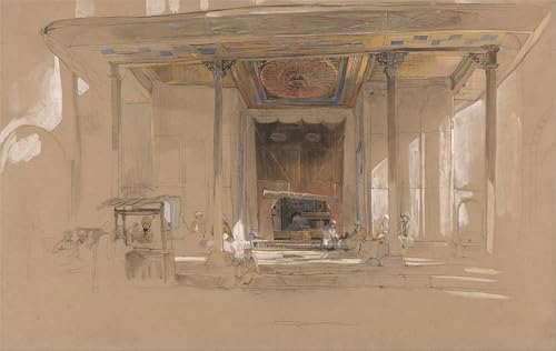 Tableau Impressions d'art Mural pour Valoriser un Mur Vide : L'Art de John Frederick Lewis 60x90
