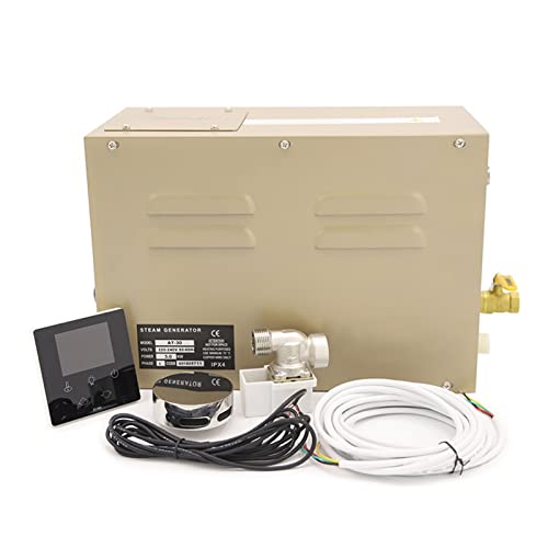 1 2kw Sistema de Ducha de generador de Vapor del Kit de Ducha de Vapor for Uso Comercial con Control Impermeable y Drenaje automático