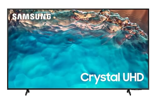 Samsung 65 Inch BU8000 UHD Crystal 4K Smart TV (2022) - Airslim Design With Alexa & Smart TV Streaming Built In, Object Tracking Sound, Contrast Enhancer, Boundless Screen & Adjustable Stand