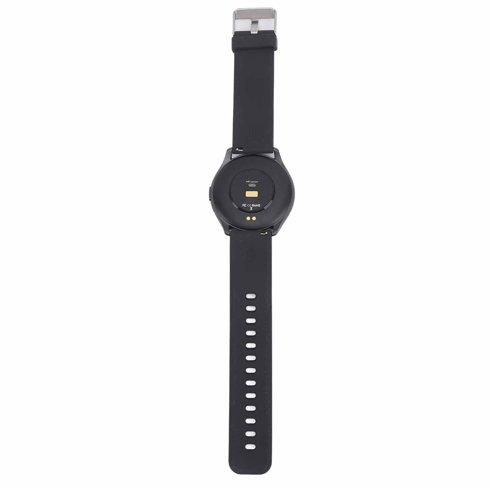 Changor Reloj Inteligente Bluetooth Sports Fitness Tracker Diseño Elegante para Actividades Al Aire 1,28 Pulgadas Redondo IP68 Resistente Al Agua