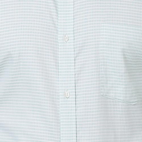 Image of Park Avenue Slim Fit Pure Cotton Checks Pattern Semi Cutaway Collar Formal Shirt