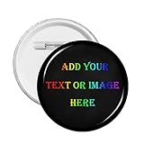 Custom Campaign Buttons - Personalized Button Pins - Design Your Own Personalized Pinback Buttons 20...