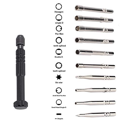 Hipa 10pcs Carburetor Adjustment Tool Set for 2 Cycle Small Engine Carburator Adjusting Tool Screwdriver String Trimmer Chainsaw Leaf Blower (Wallet-Size Carrying Case)