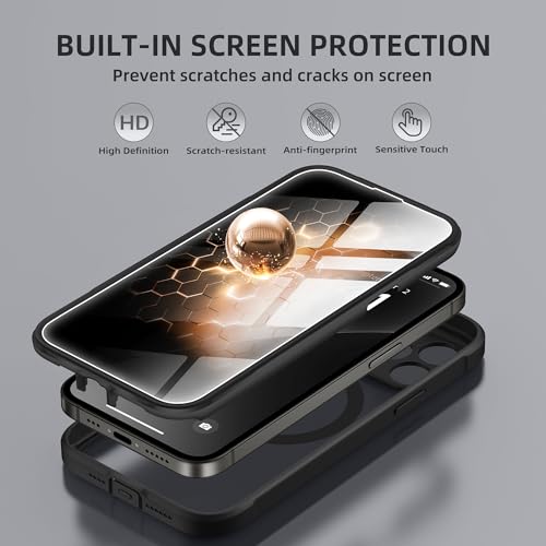 Coque intégrale premium iPhone 12 Pro Max MagSafe avec écran de confidentialité