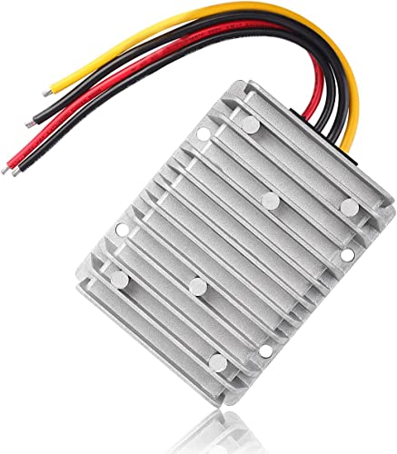 BZONE 36V/48V to 12V 30A 360W Converter Voltage Reducer DC to DC Step Down Buck Converter 12V Golf Cart Voltage Regulator Waterproof Transformer for Golf Cart