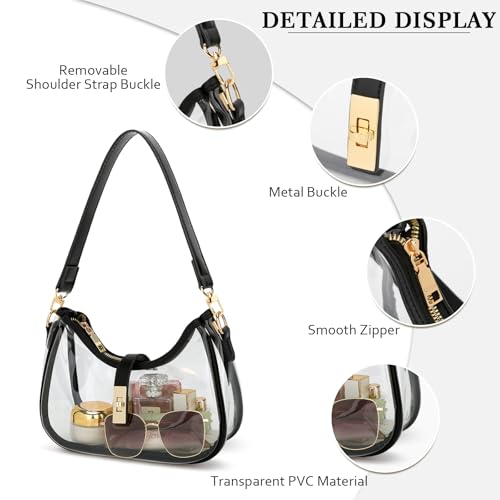 Image of KKXIU Shoulder Bag for Women Cute Hobo Vegan Leather Handbag