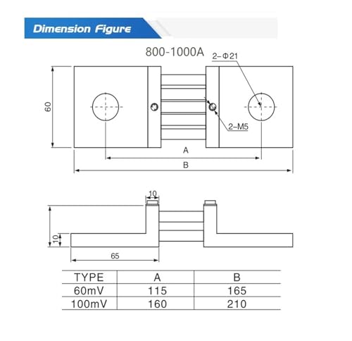 Résistance de compteur FL-2D DC 1000A pour sécuriser vos mesures de tableau - 2
