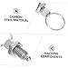 Outanaya 2Pcs Stainless Steel Spring Loaded Plunger Knob with Split Position Column for Molds Cabinets and Industrial Equipment Easy to Use Portable Lhfss