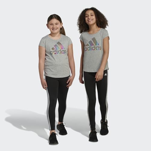 Image of adidas Girls' Short Sleeve Scoop Neck Tee T-Shirt