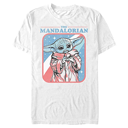 Star Wars t-shirt homme Grogu à rayures une idée cadeau originale pour anniversaire