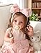 BABESIDE Lifelike Reborn Baby Dolls Dara - 20 Inch Realistic-Newborn Baby Doll Brown Hair Girl Handmade Real Life Toddler Dolls with Clothes and Toy Accessories Gift for Kids Age 3+